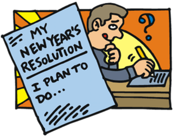 New Year Clipart New Years Resolution - First Working Day Of The Year - Png Download (640x480), Png Download
