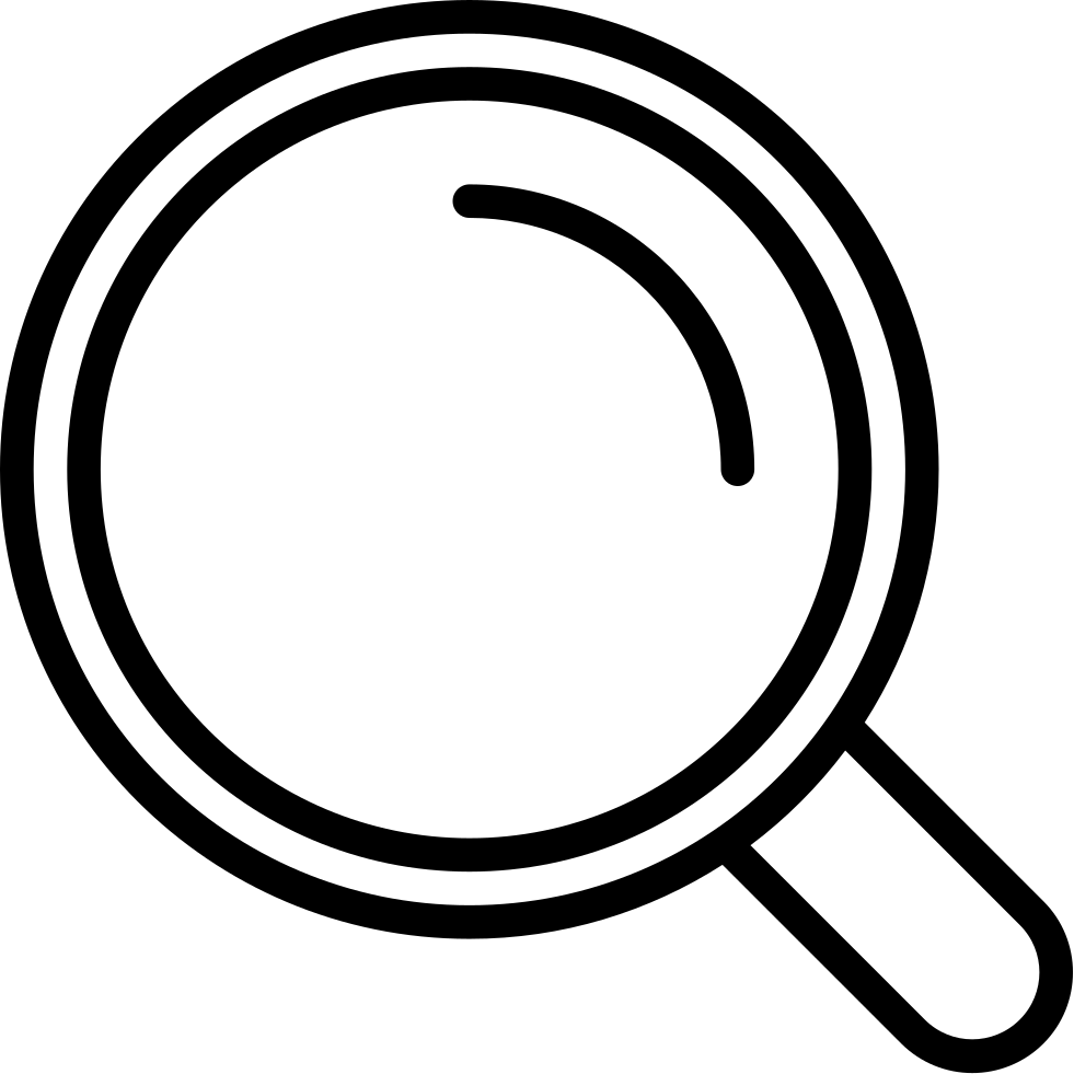 Magnifying Glass Comments - Circle Clipart (981x981), Png Download
