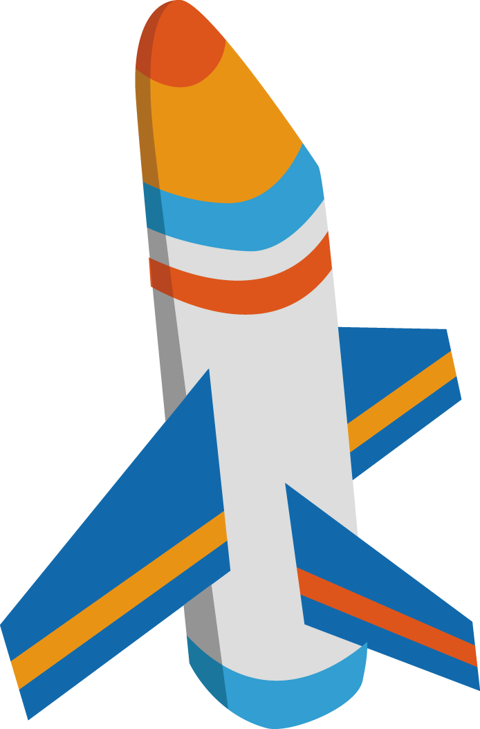 Rocket Clipart Wing - Space Shuttle Vector Png Transparent Png (694x1054), Png Download