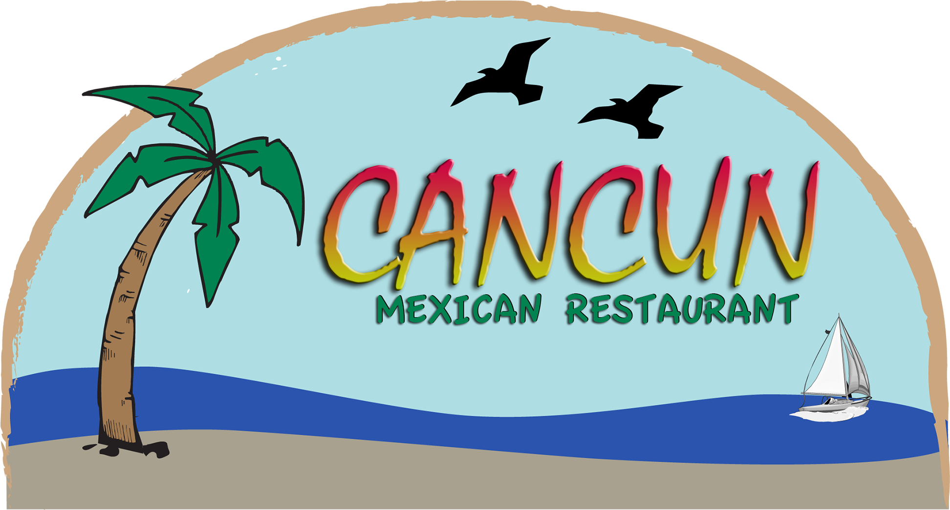 Cancun Mexican Restaurant Clipart (2192x1176), Png Download