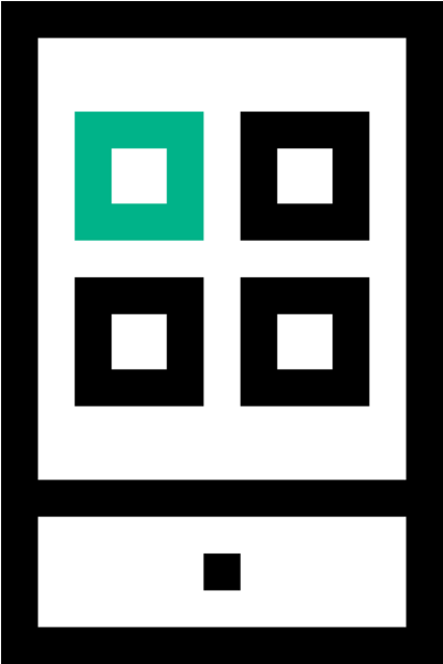 Hpe 3par Thin Conversion Software Center Facing - Symmetry Clipart (800x600), Png Download