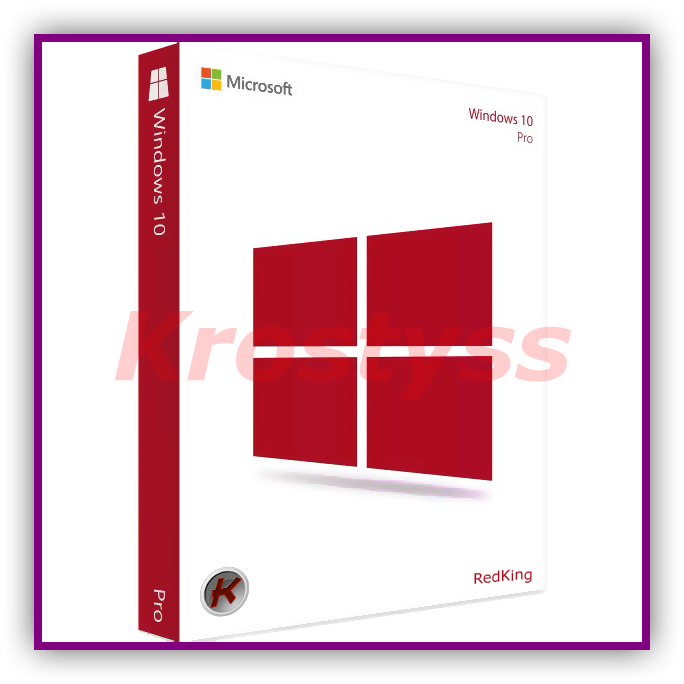 Windows 10 Red King 1809-17763 - Windows 10 Pro Clipart (684x684), Png Download