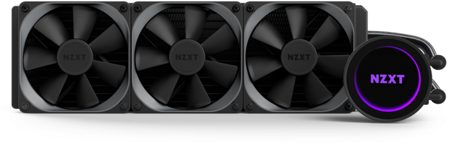 Kraken X72 - Nzxt Liquid Cooler Rgb Clipart (900x900), Png Download