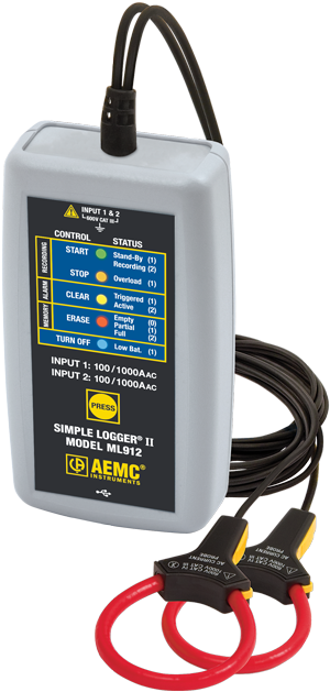 Simple Logger Ii Model Ml912 - Datenlogger Strom Clipart (650x650), Png Download