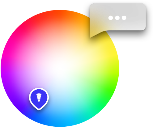 16million Colours - Circle Clipart (768x540), Png Download