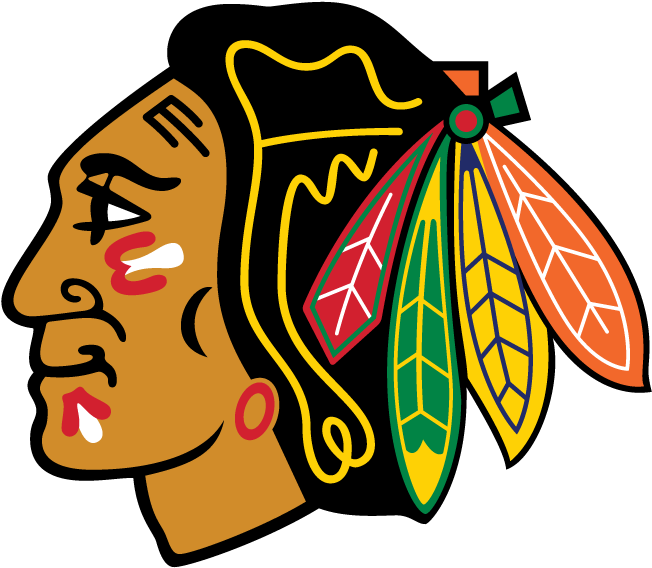 Blackhawks @ Wild - Chicago Black Hawks Clipart (792x612), Png Download