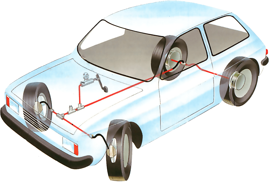 Fitting New Metal Pipes How A Car - Brake Pipe Car Clipart (1153x846), Png Download