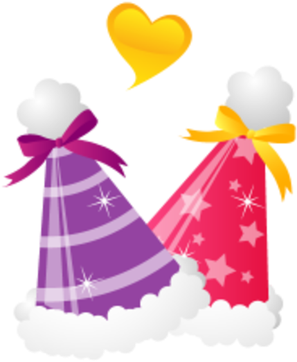 Christmas Hats Icon Image - Vector Clipart (600x600), Png Download