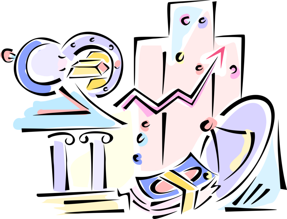 Banner Royalty Free Library Stock Investment Indices Clipart Full