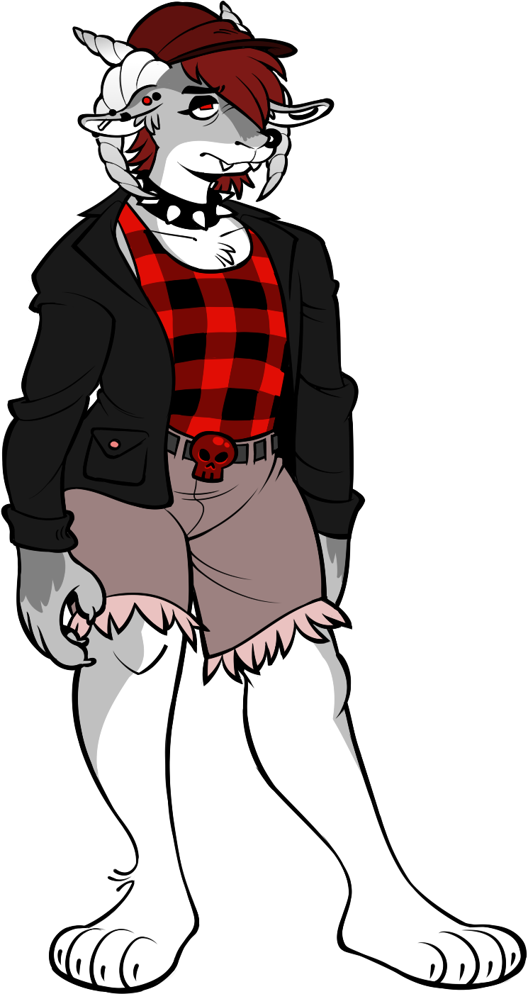 Clustergoat - Illustration Clipart (844x1441), Png Download