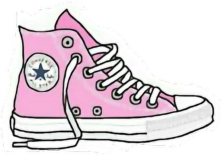 Converse Sticker - Png Converse Clipart (732x516), Png Download