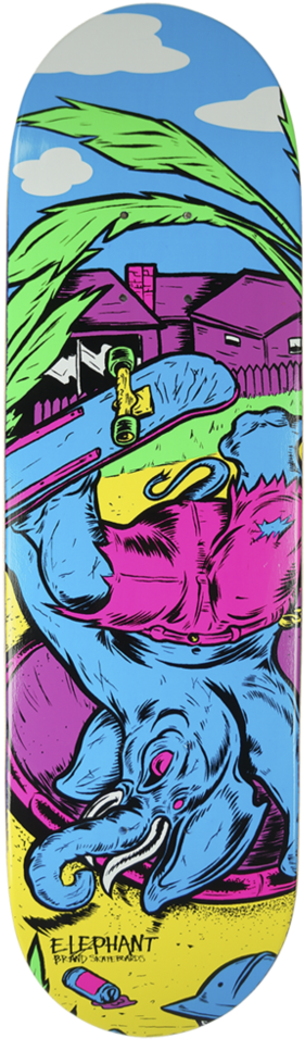 Skateboard Bottom Png Clipart (1000x1000), Png Download