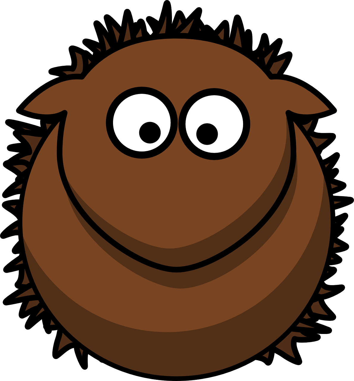 Hedgehog Animal Brown - G7 Certification Png Clipart (1190x1280), Png Download