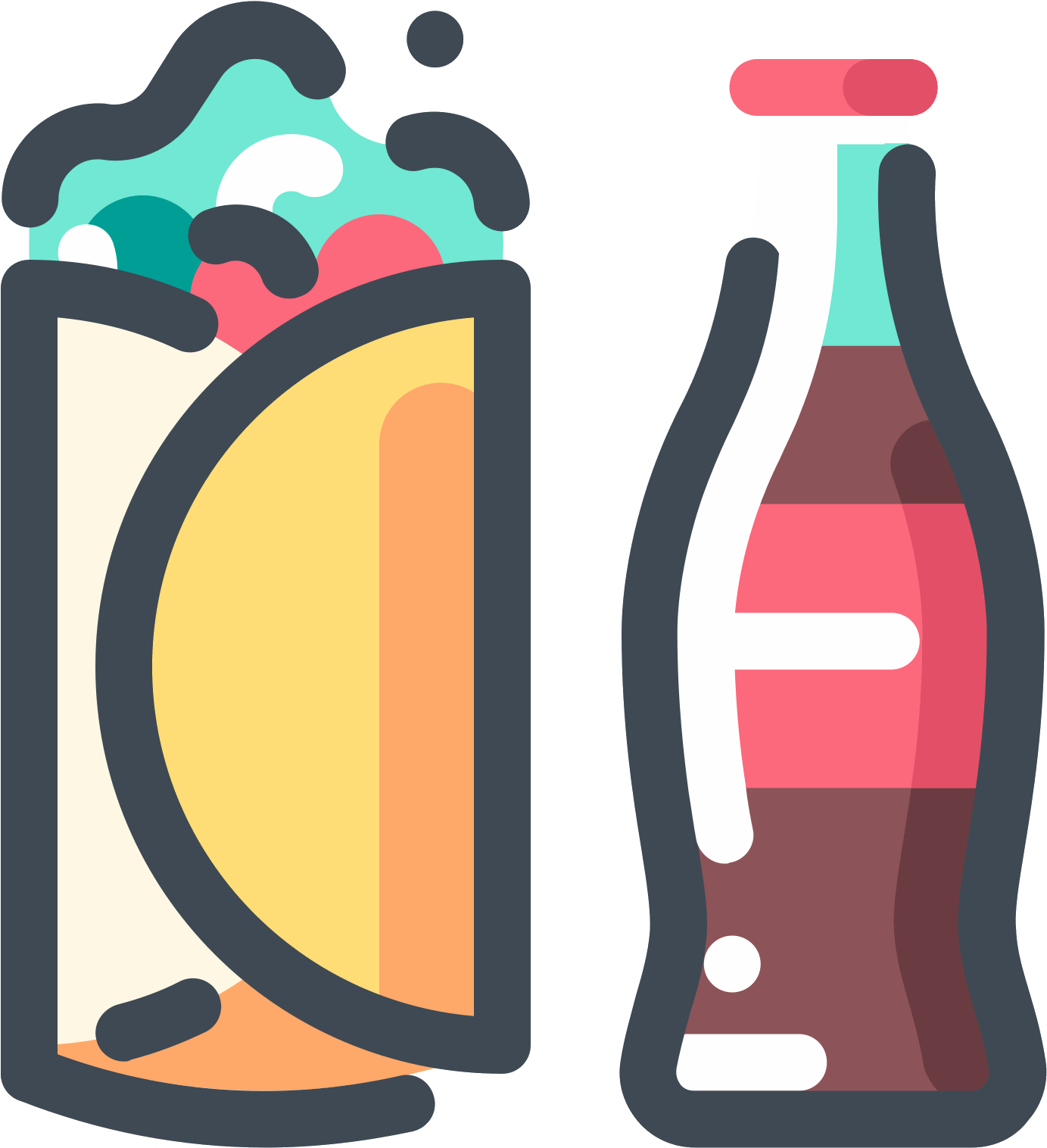Street Food Icon Free Download Png And - Street Food Png Clipart (1600x1600), Png Download