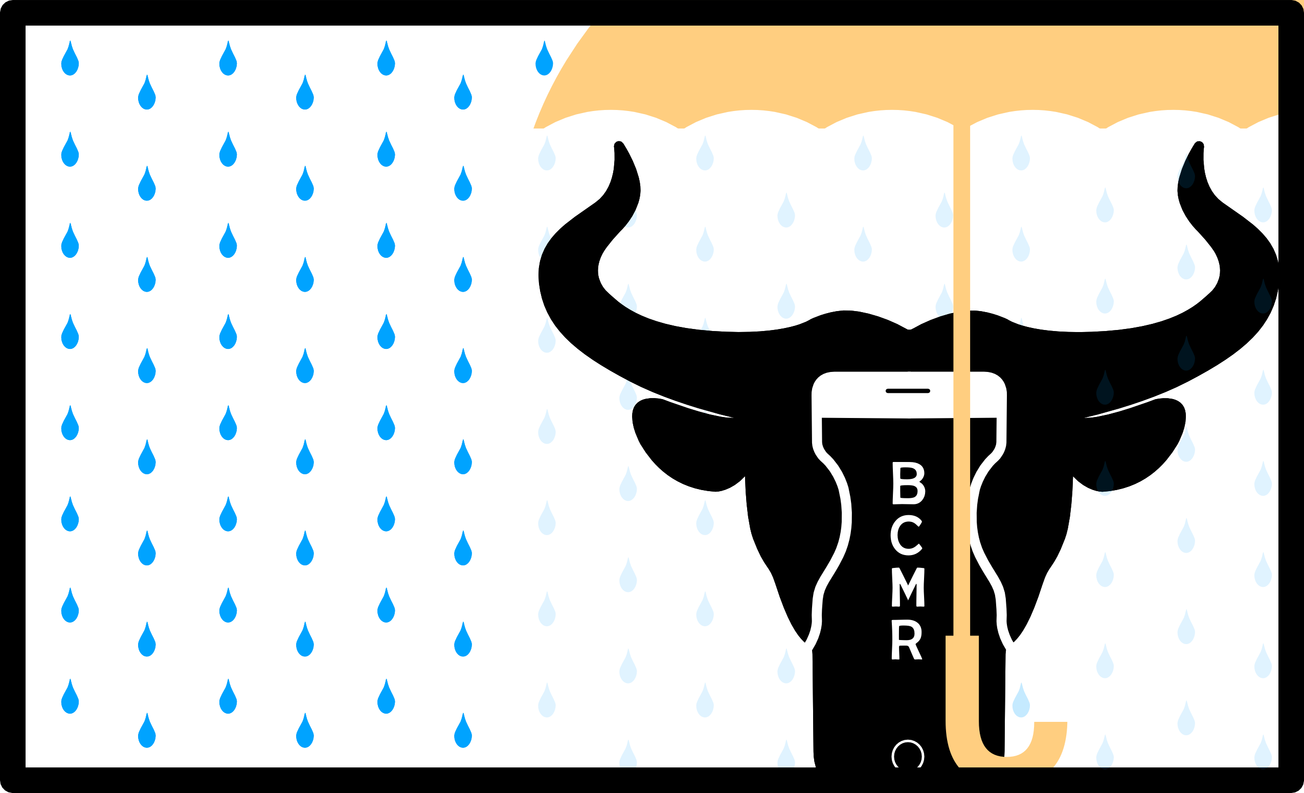 How To Beat Water Damage Bull City - Happy Rain Clipart (2550x1550), Png Download