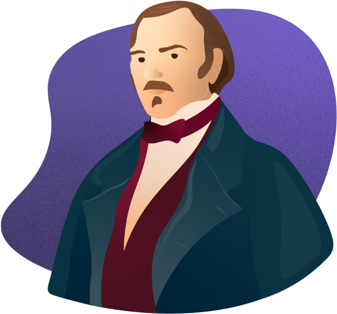 Sa Kardec - Illustration Clipart (732x646), Png Download