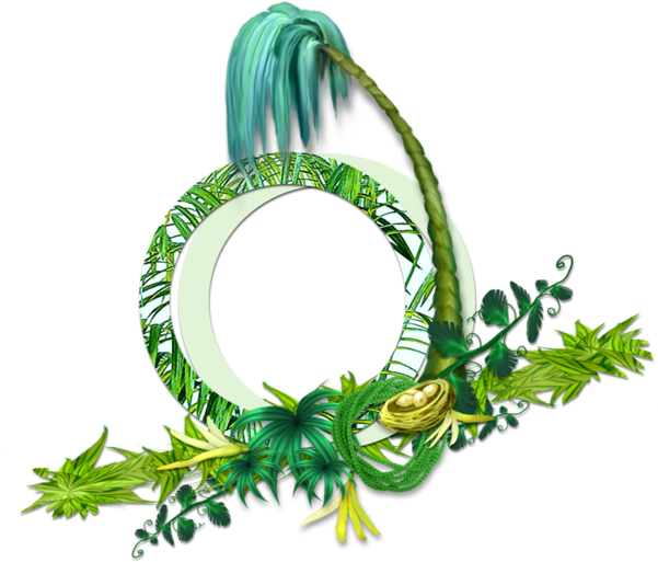 กรอบ ภาพ ต้นไม้ วงกลม Clipart (600x600), Png Download