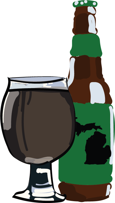 The Reason Why Michigan-made Stouts Are Superior Clipart (437x771), Png Download