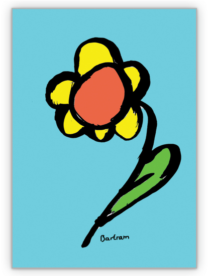 Geburtstags Blumengruß - Illustration Clipart (635x550), Png Download