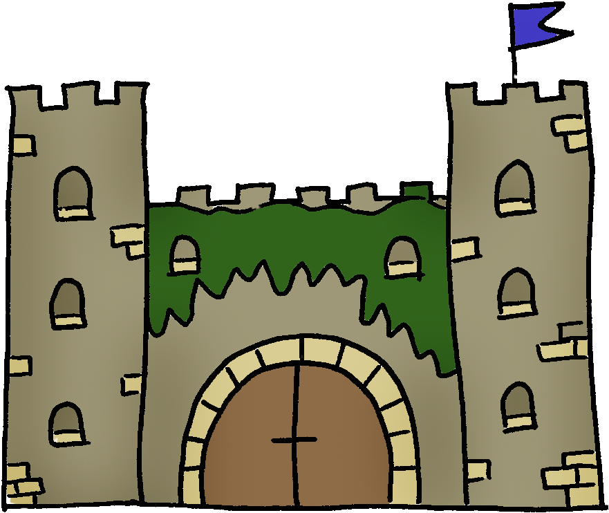 Burg Grundschule Clipart (1087x967), Png Download