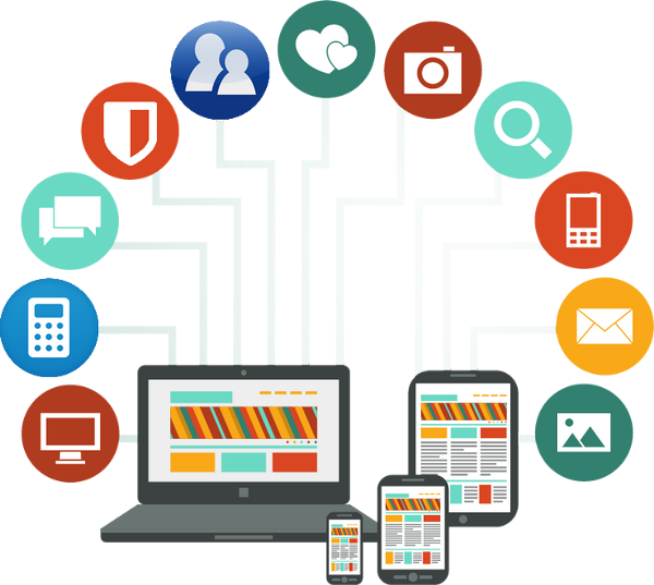 Logiciel En Ligne - Html5 Development Clipart (600x537), Png Download