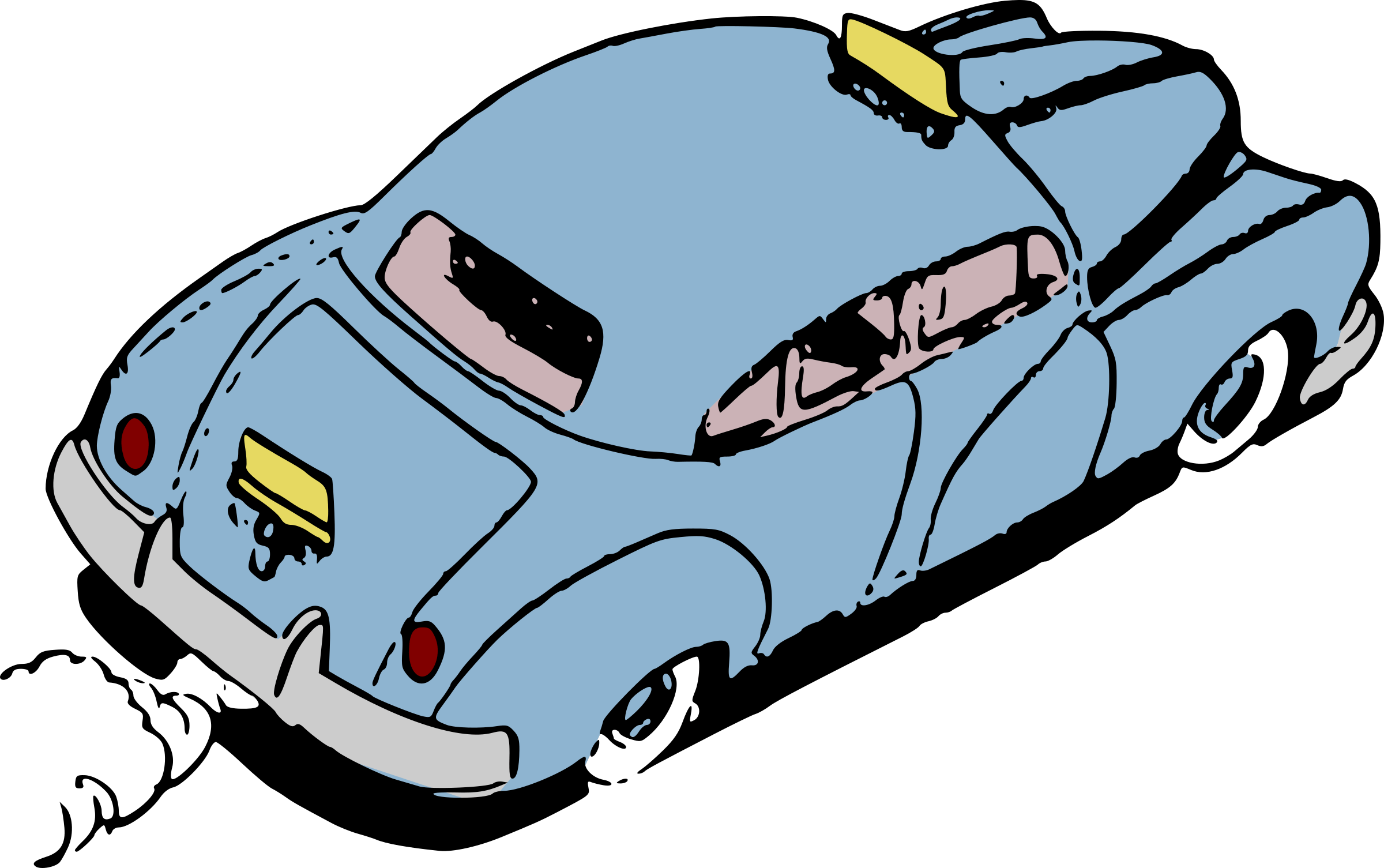 Antique Car Clipart (2400x1505), Png Download