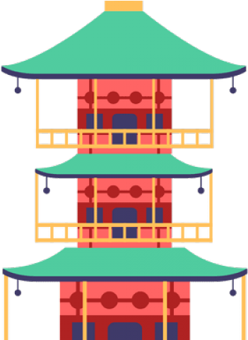 Pagoda Clipart Japanese Building - Lighthouse - Png Download (640x480), Png Download