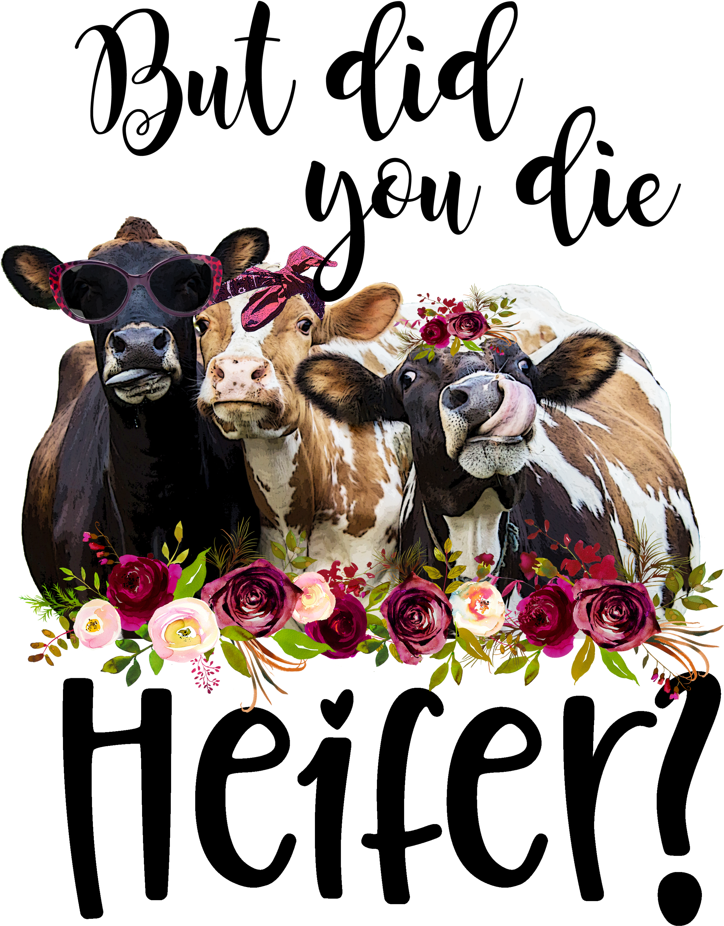 Heifer Clipart - Png Download (2500x3235), Png Download