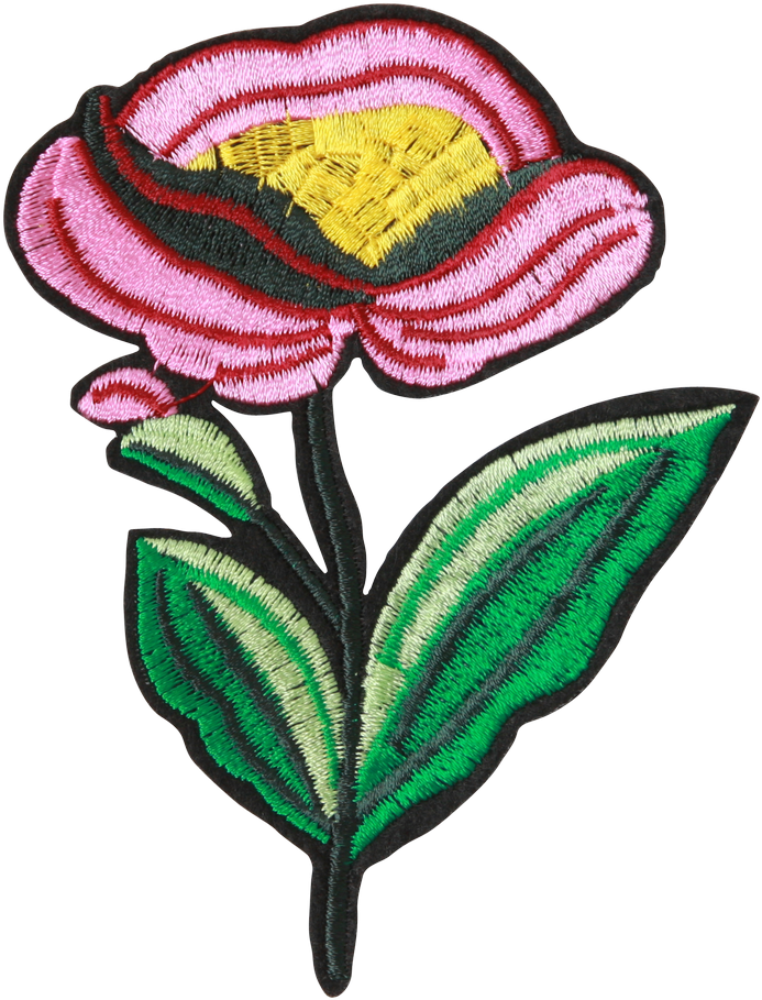 Strygemaerker Blomst Til Voksne Clipart (1000x1001), Png Download