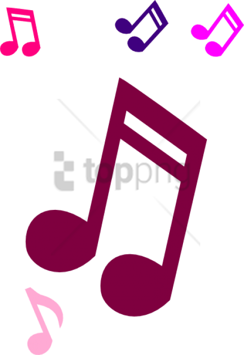 Free Png Colorful Music Notes Png Png Image With Transparent - Red Music Notes Clip Art (480x697), Png Download