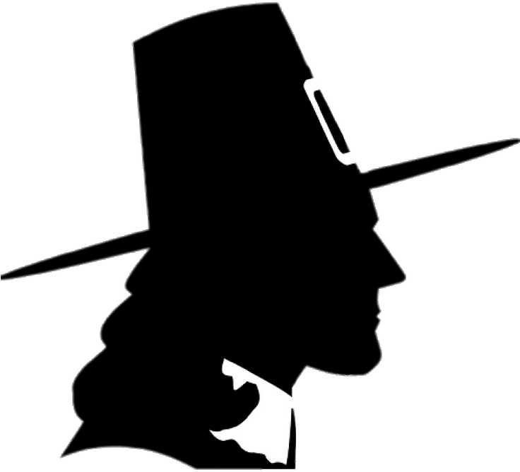 Pilgrim Silhouette Clipart (735x696), Png Download