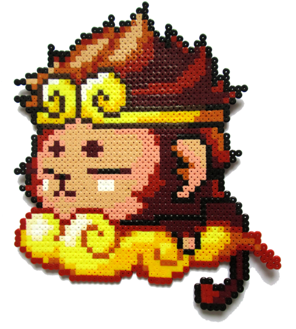 Sun Wukong Pixel Art , Png Download - League Of Legends Wukong Gif Clipart (576x641), Png Download