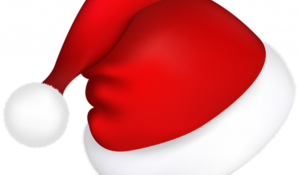 Christmas Hat Worksheet With Free Santa Image Download - Santa Hat Clip Art - Png Download (1024x600), Png Download