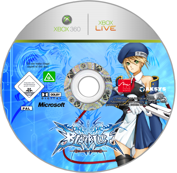 Disc Art Photo Blazblueeuropeandiscart - Noel Vermillion Clipart (604x592), Png Download