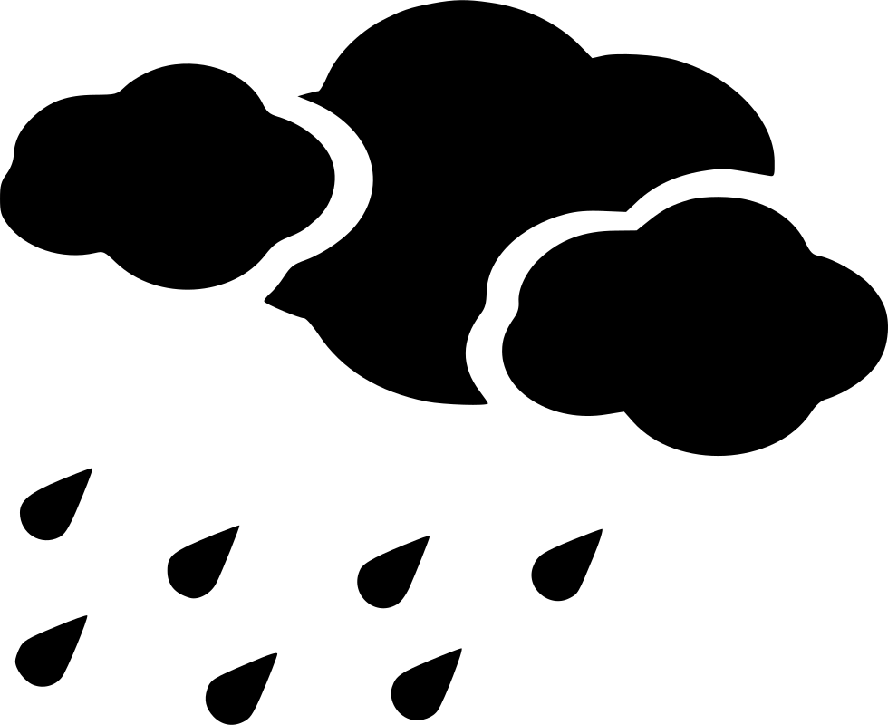 Rain Drops Png Clipart (980x800), Png Download