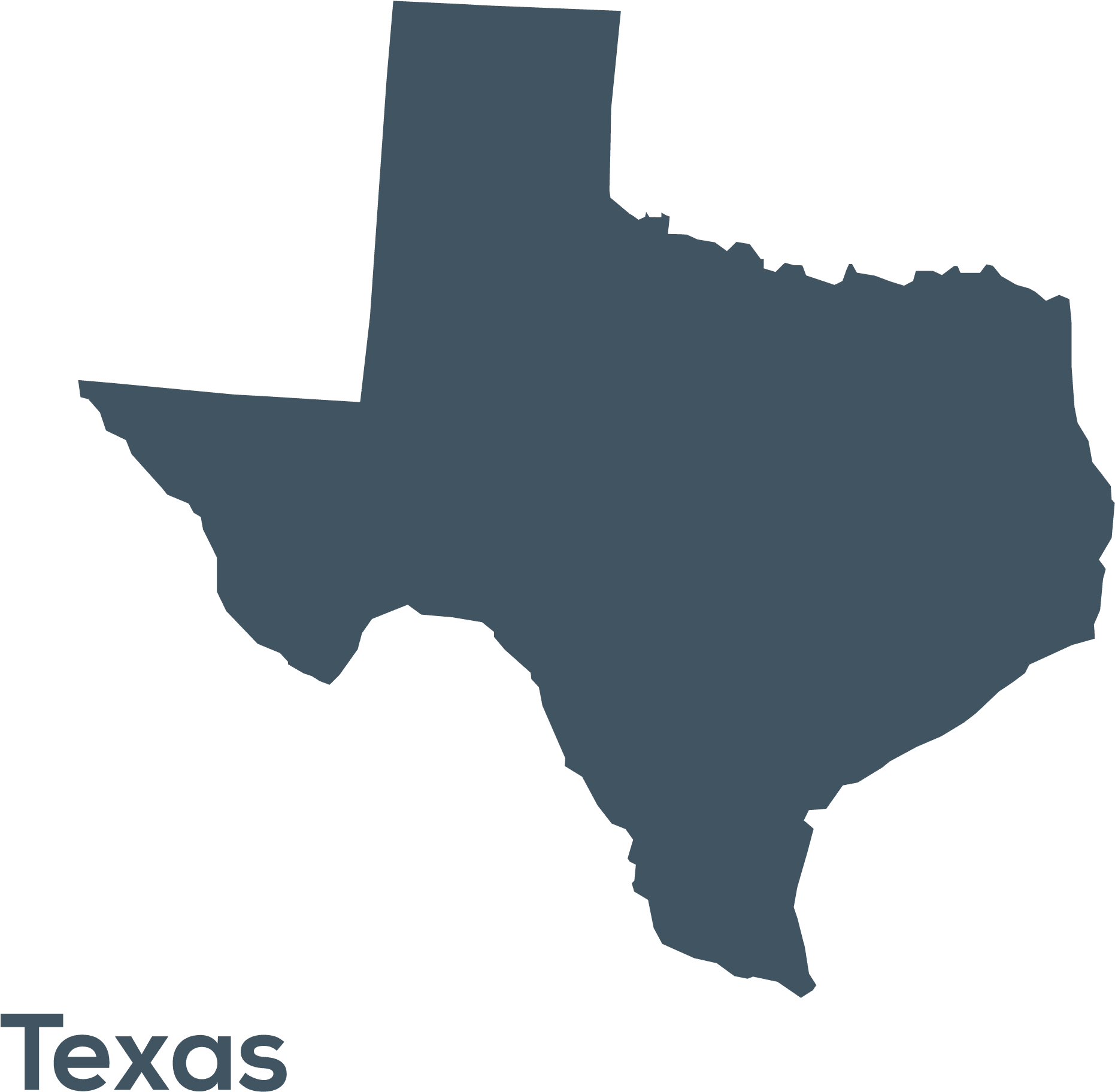 U - S - States - Shapes And Names - Texas - Clipart - Mississippi Abortion Clinic - Png Download (2268x2268), Png Download