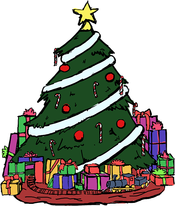 Christmas Tree Clipart (600x693), Png Download