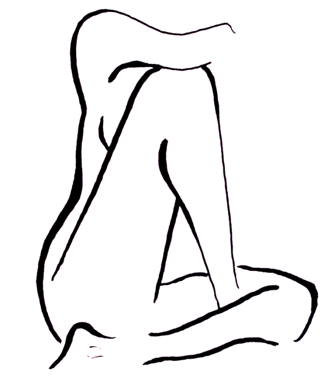 With Content - Line Art Clipart (682x776), Png Download