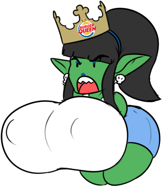 I Am The Queen And You Shall Treast Me As Such > - Cartoon Clipart (562x629), Png Download