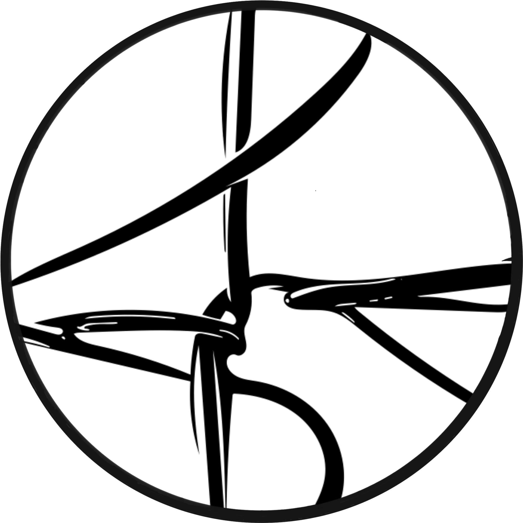 My Logo Is The Image Of A Single Stitch, Much Like - Clock Clipart (2100x2100), Png Download