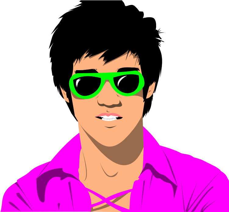 Bruce Lee Cartoon - Cartoon Bruce Lee Png Clipart (800x694), Png Download