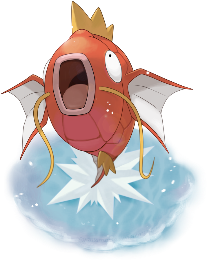 Magikarp Png - Magikarp Art Png Clipart (800x939), Png Download