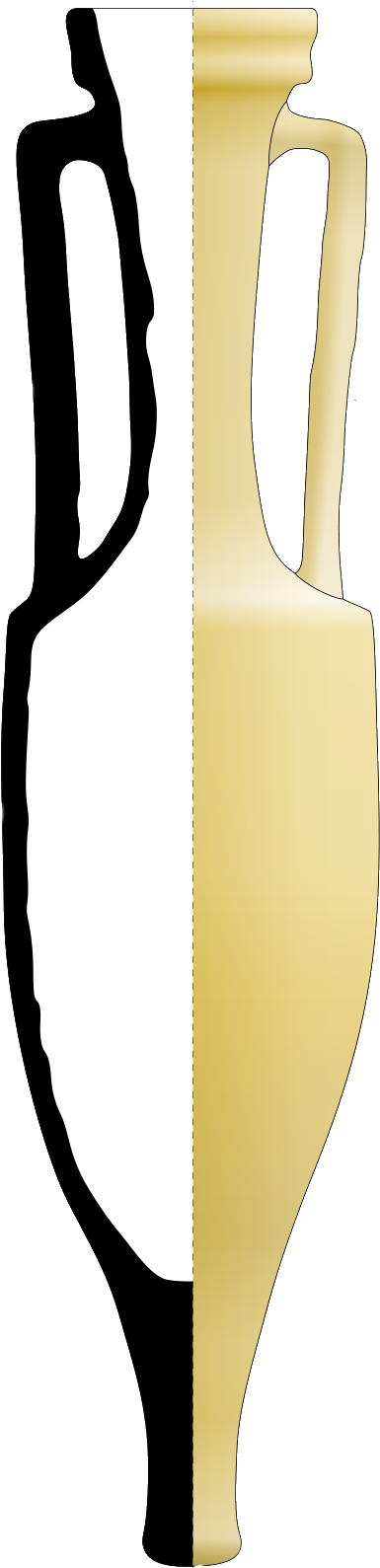 Amphoradressel1bm - Dressel 1 Clipart (1000x1714), Png Download