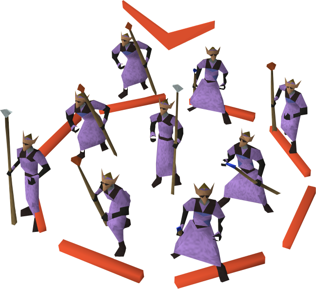 Elf Squad Light Runescape Wiki Fandom Powered - Running Across Finish Line Clipart (648x592), Png Download