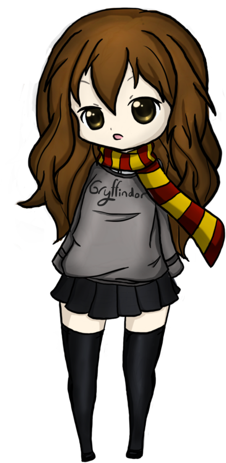 Granger By Penguinphoebe - Hermiona Granger Kawaii Clipart (759x1052), Png Download