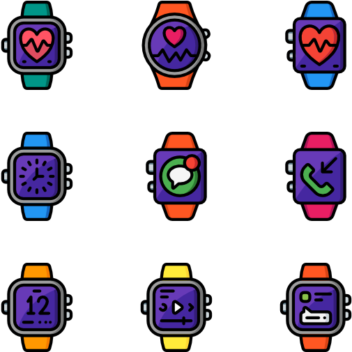 Smart Watches - Backpack Clipart (600x564), Png Download