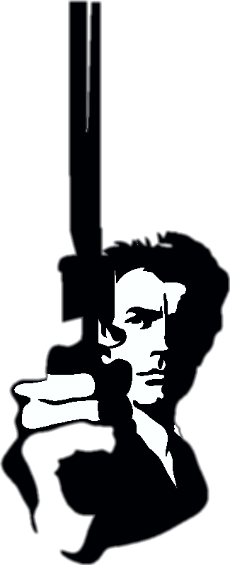 Report Abuse - Clint Eastwood Dirty Harry Clipart (325x796), Png Download