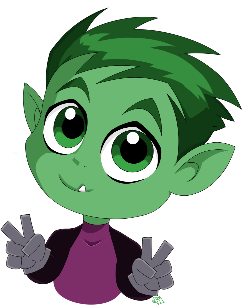 I've Been Binge Watching Teen Titans Again - Cartoon Clipart (1140x1280), Png Download