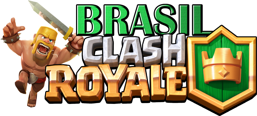 Brasil Clash Royale - Texto Clash Royale Png Clipart (884x420), Png Download