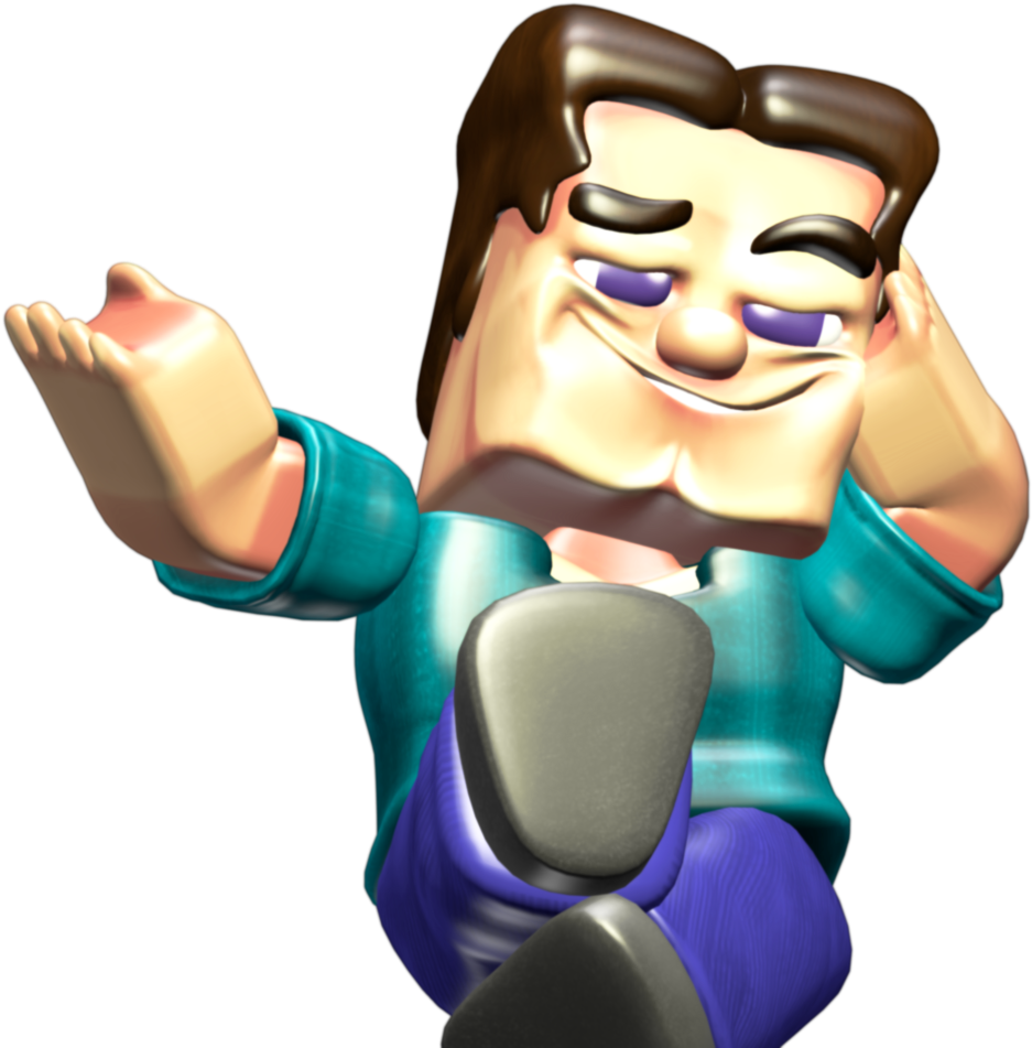 Grotesque Steve / Steveposting - Steve Smash 4chan Clipart (960x960), Png Download